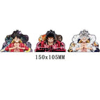 Autocollants 3D dégradés Luffy/Zoro/Nami