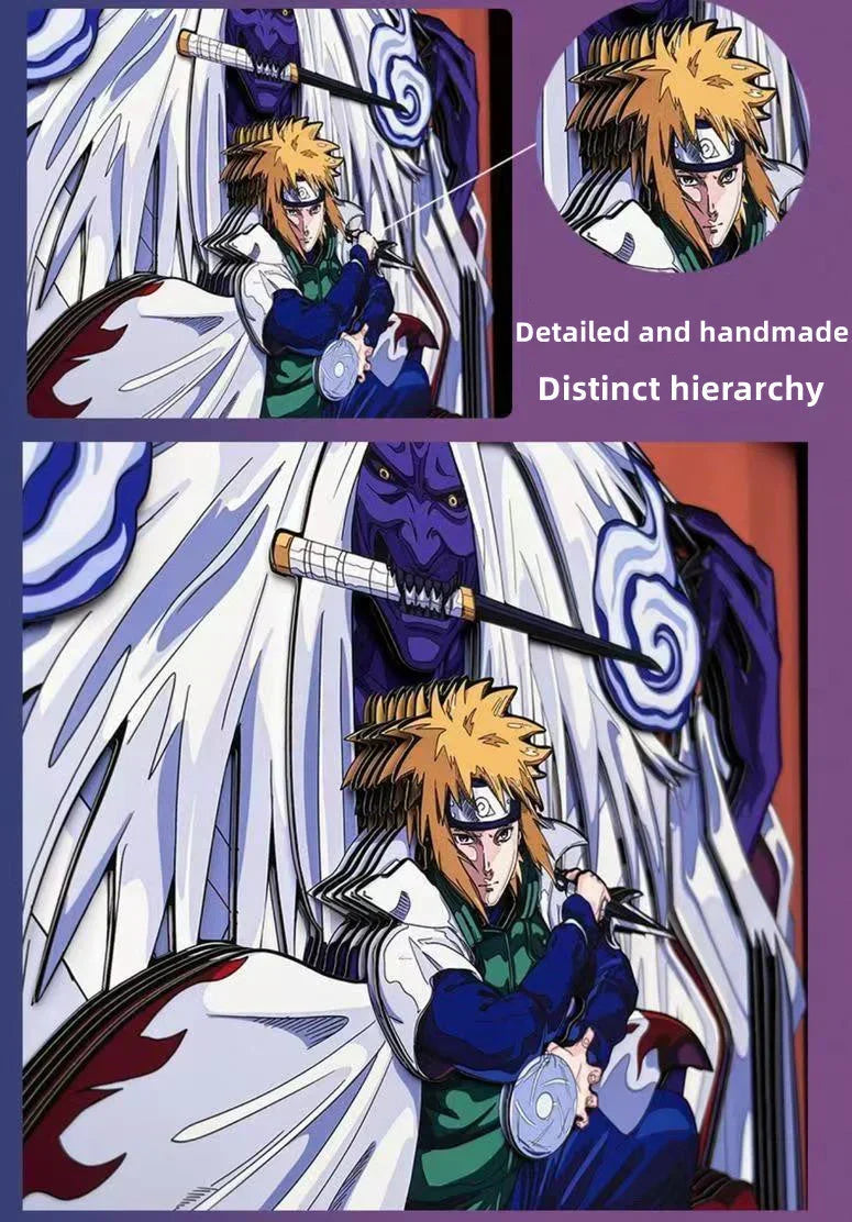 Namikaze Minato beau dessin animé, artisanat 3D