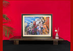 One to nine tail Orc pillar force handsome cartoon handicraft 3D drawing