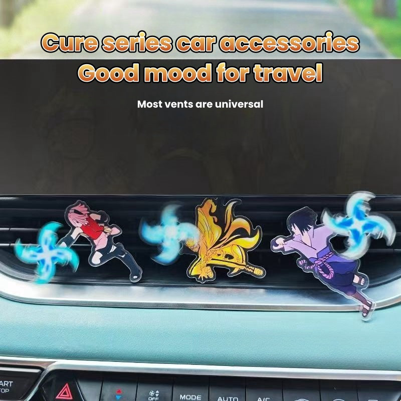 Décoration de climatisation de voiture Sasuke/Kakashi/Sakura - Modèle Rasengan rotatif