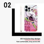 Coque de téléphone antichoc en silicone tendance exquise Kanroji Mitsuri Apple