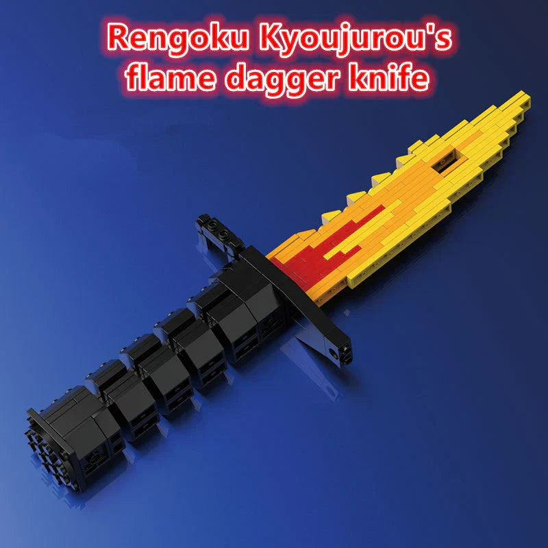 Maquette de jeu de construction flamme de Rengoku Kyoujurou