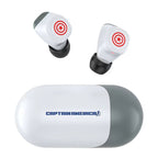 Marvel Iron Man Captain America TWS Earbuds, Avengers Bluetooth 5.3 Wireless Gaming Headphones