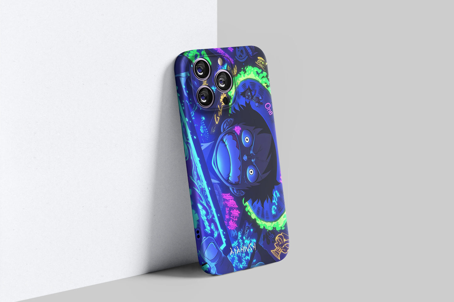 Luffy’s Colorful Adventure | One Piece 3D Printed Anime Phone Case