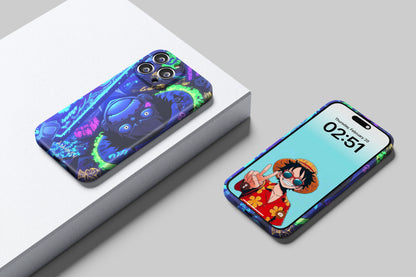 Luffy’s Colorful Adventure | One Piece 3D Printed Anime Phone Case