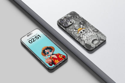 Luffy & Future Pirate King's Crew | One Piece 3D Printed Anime Phone Case