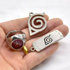 Naruto Naruto Uzumaki Sasuke Uchiha Anime Jewelry Gift Set, Ninja Kunai Headband Sharingan Pendant Collection Box