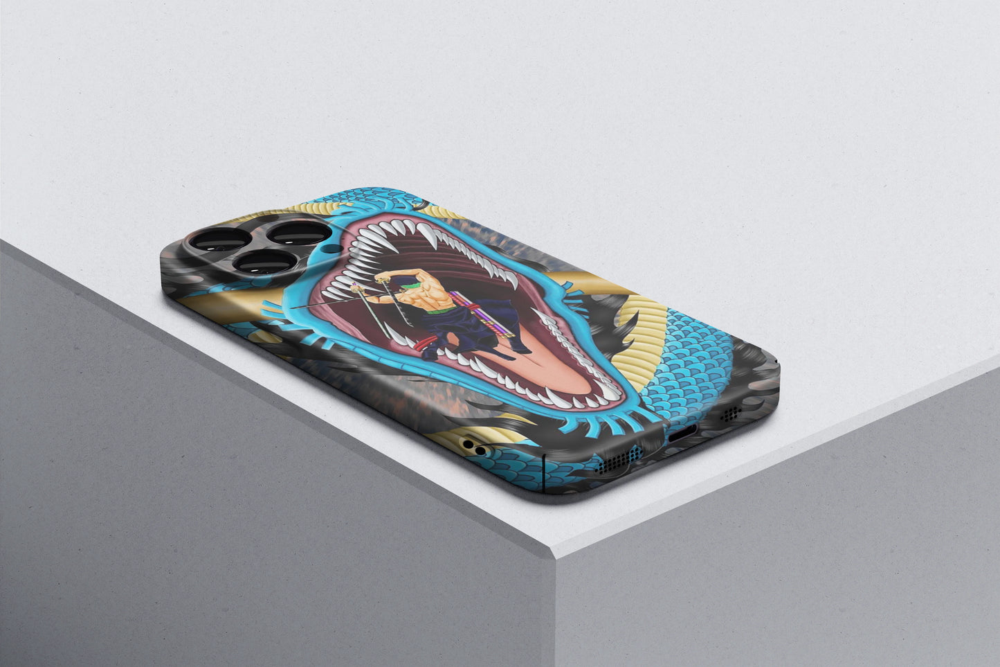 Zoro’s Epic Stand Against Kaido | One Piece 3D Printed Anime Phone Case