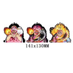 Autocollants 3D dégradés Luffy/Zoro/Nami