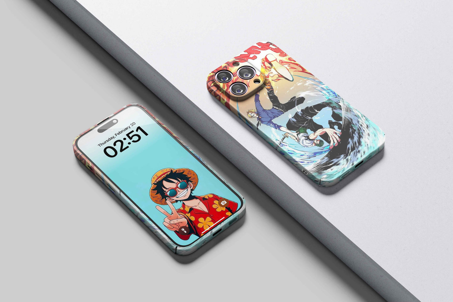 Zoro & Sanji Wings Of The King | One Piece 3D Printed Anime Phone Case