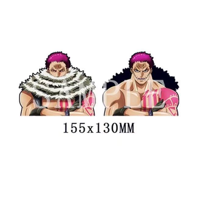 Autocollants 3D dégradés Luffy/Zoro/Nami