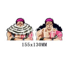 Autocollants 3D dégradés Luffy/Zoro/Nami