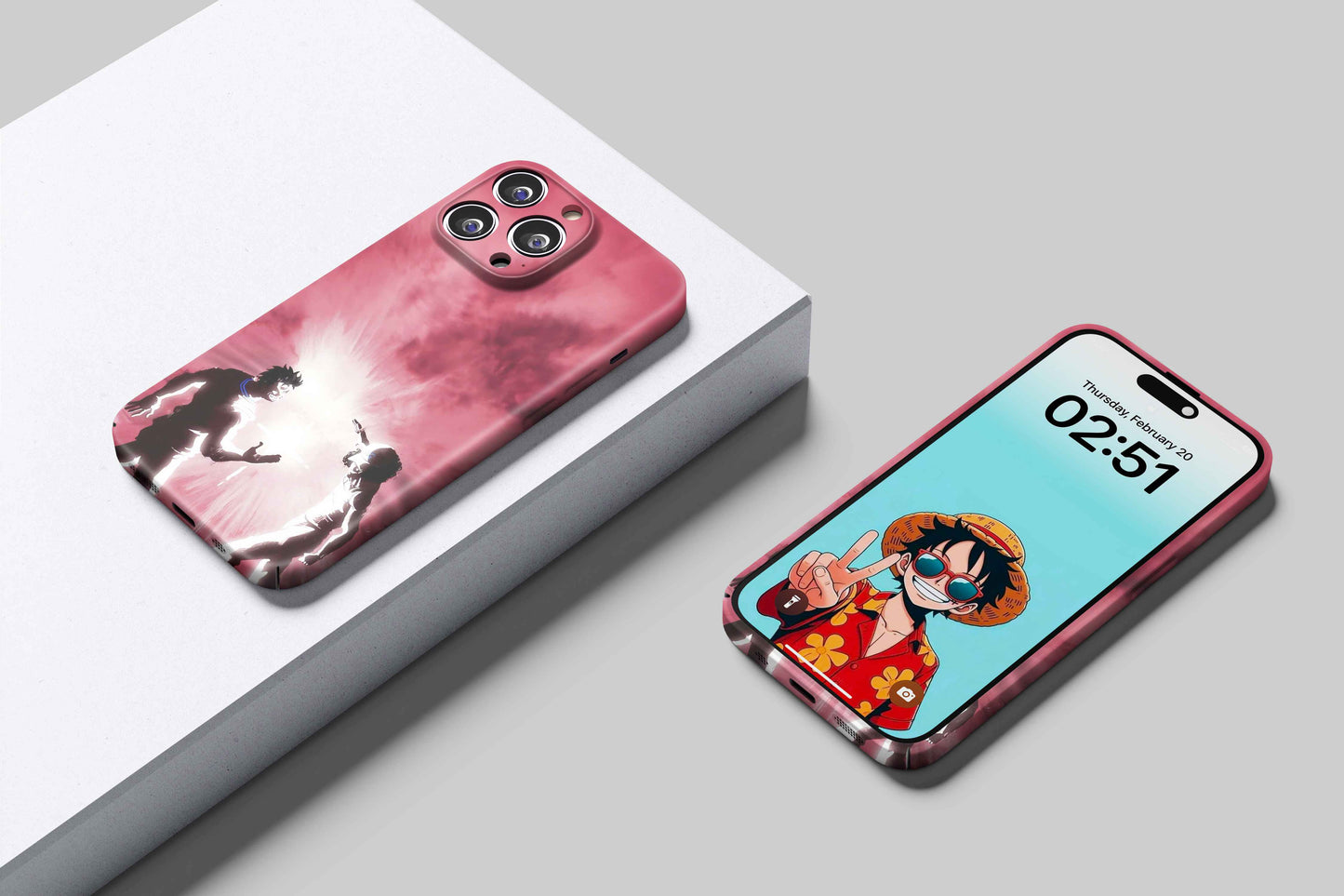 Garp & Kuzan Frozen Bond | One Piece 3D Printed Anime Phone Case