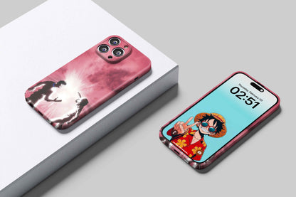 Garp & Kuzan Frozen Bond | One Piece 3D Printed Anime Phone Case