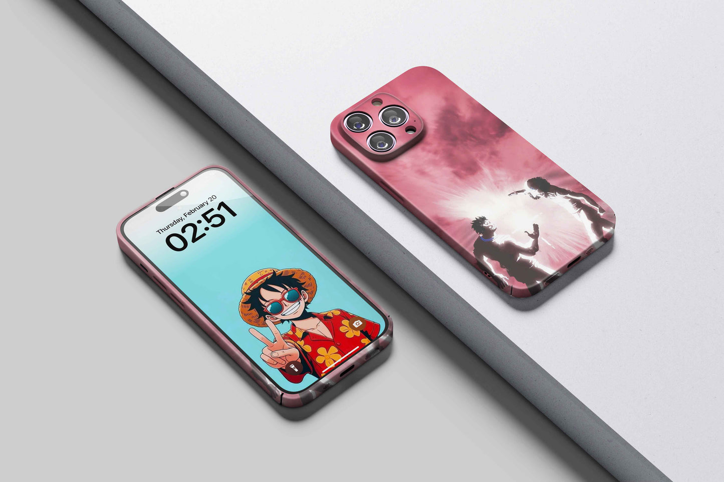 Garp & Kuzan Frozen Bond | One Piece 3D Printed Anime Phone Case