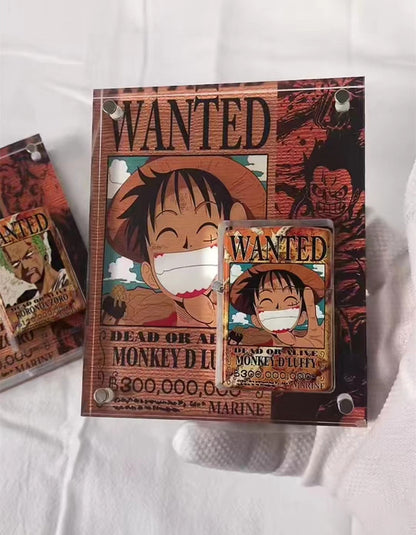Luffy / Zoro Wanted Poster Kerosene Lighter