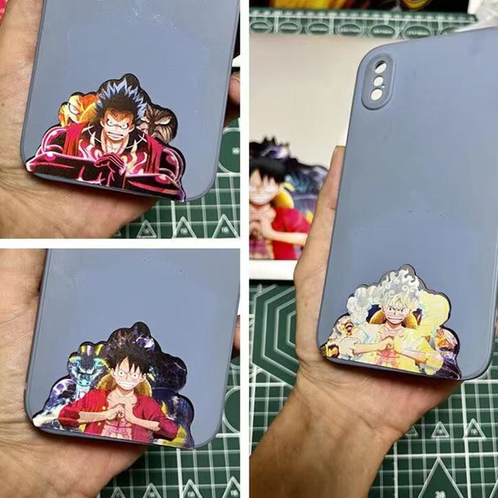 Autocollants 3D dégradés Luffy/Zoro/Nami