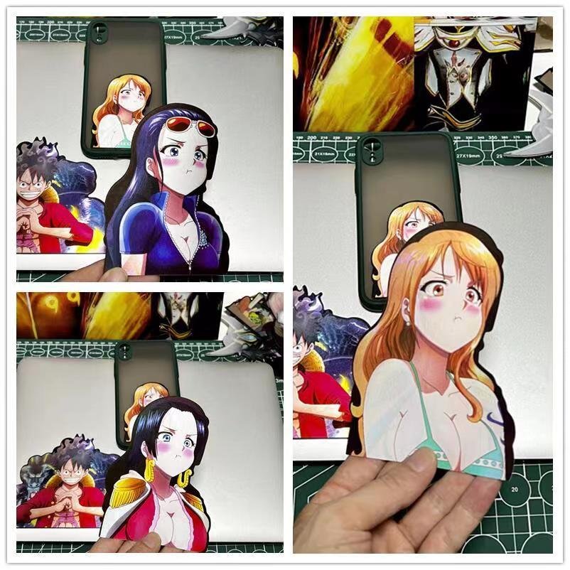 Autocollants 3D dégradés Luffy/Zoro/Nami