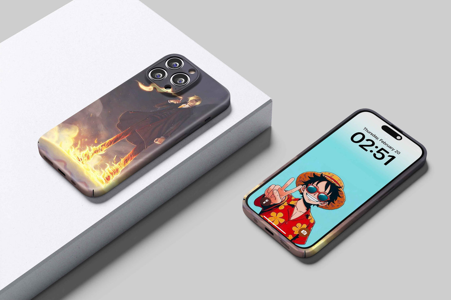 Sanji’s Burning Passion | One Piece 3D Printed Anime Phone Case