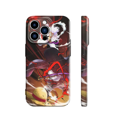 Luffy VS Shanks | One Piece 3D Printed Anime Phone Case