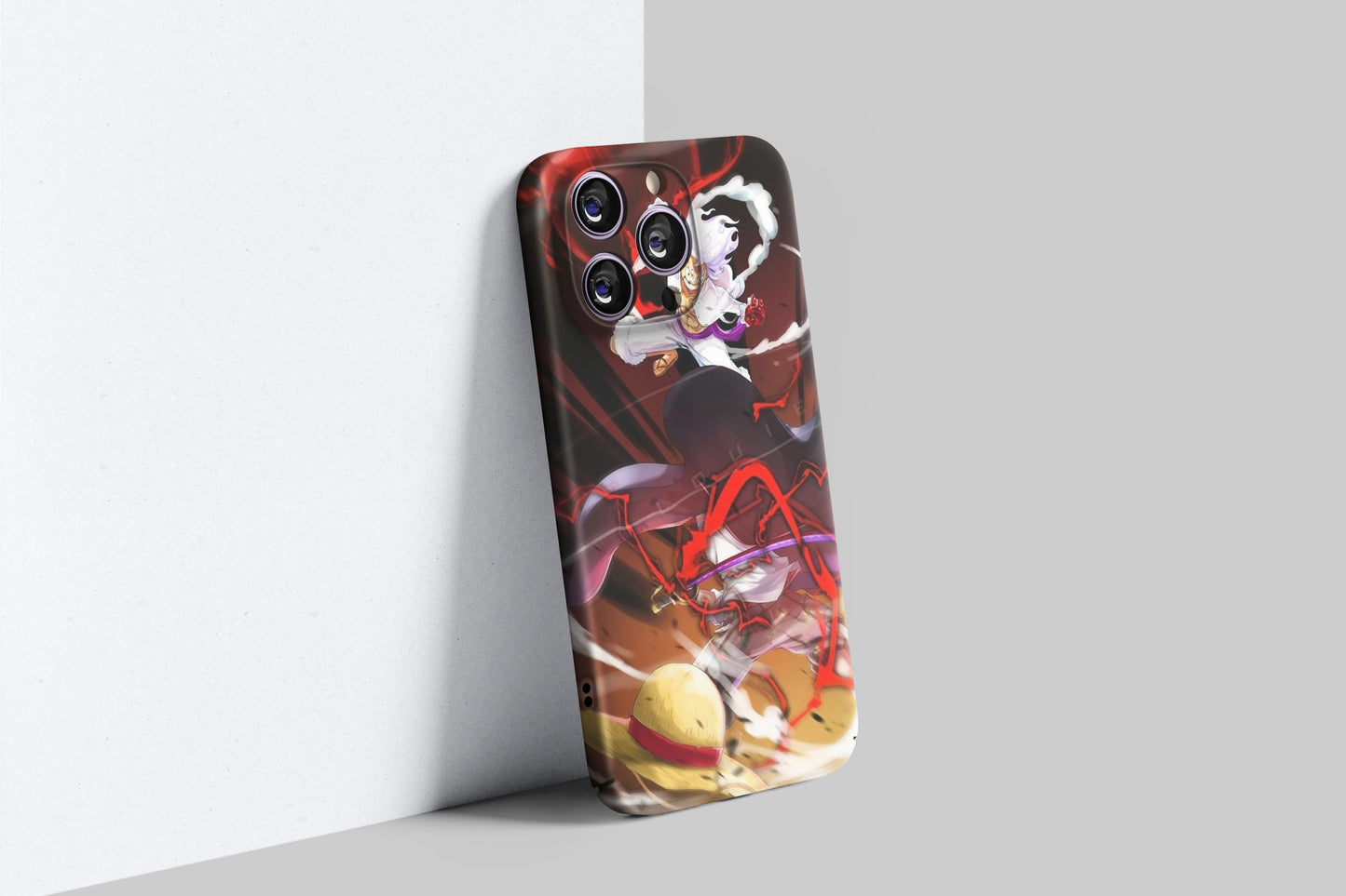 Luffy VS Shanks | One Piece 3D Printed Anime Phone Case