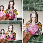 Autocollants 3D dégradés Luffy/Zoro/Nami