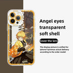 Coque de téléphone antichoc en silicone raffinée tendance Apple pour iPhone, Android Tanjirou/Nezuko