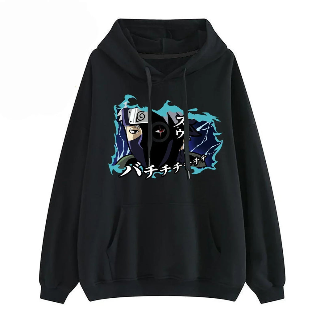 Modélisation du personnage de Sasuke, cool, créatif, dynamique, yeux clignotants, sweat à capuche dessin animé