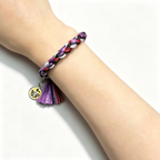 Bracelet tressé réglable Démon supérieur de Demon Slayer, Breloque Anime à pompon
