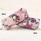 Tanjirou/Nezuko exquise trousse multi-fonctionnelle avec compartiments astucieux et motifs originaux