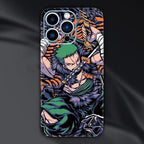 Film arrière de téléphone portable Luffy/Ace/Zoro iPhone, autocollant avec beau motif
