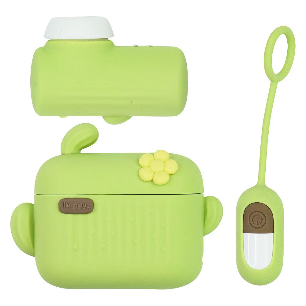 Portable Silicone Massager Set with APP Remote Control, Rechargeable Storage Case with UV Sanitizing Function, Multi Vibration Modes Personal Relax Kit
