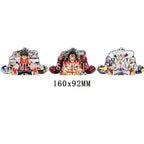 Autocollants 3D dégradés Luffy/Zoro/Nami