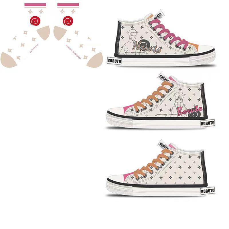 Uzumaki Boruto chaussures en toile décontractées et confortables