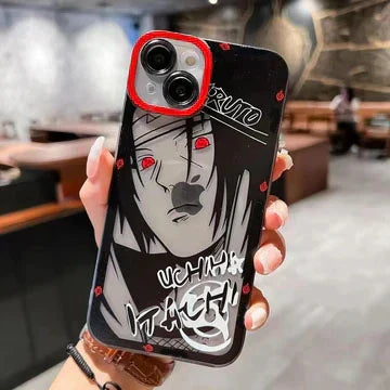 Coque de téléphone antichoc en silicone Uchiha Itachi/Hatake Kakashi pour iPhone
