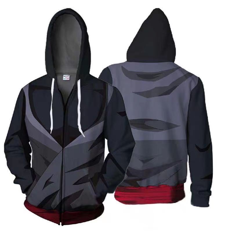 Sweat à capuche décontracté avec impression Gogeta/Roshi/Trunks/Goku Black, pour printemps et automne