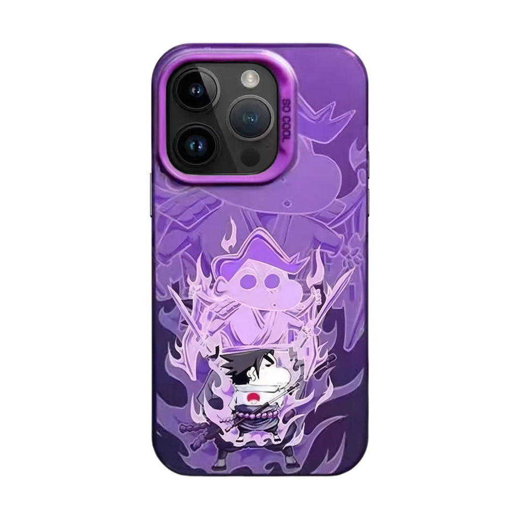 Kakashi/Madara/Itachi/Sasuke Coque de téléphone antichoc en silicone tendance Apple exquise