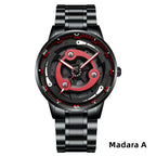 Montre rotative Sharingan de Sasuke/Madara/Itachi. Montre élégante et cool.
