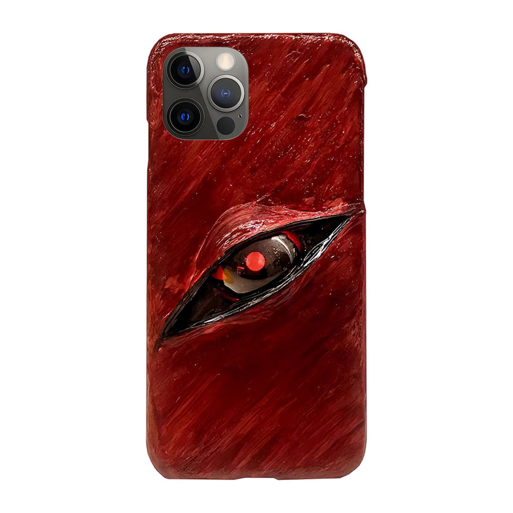 Coque de téléphone faite à la main Sasuke Sharingan - Coque en silicone anti-collision pour iPhone (tendance)