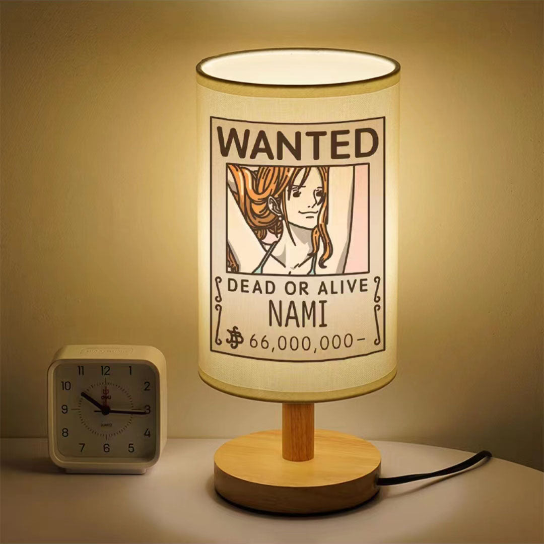 Luffy/Zoro petite lampe de table à LED, lampe de chevet, lampe de protection oculaire chaude pour étudiant