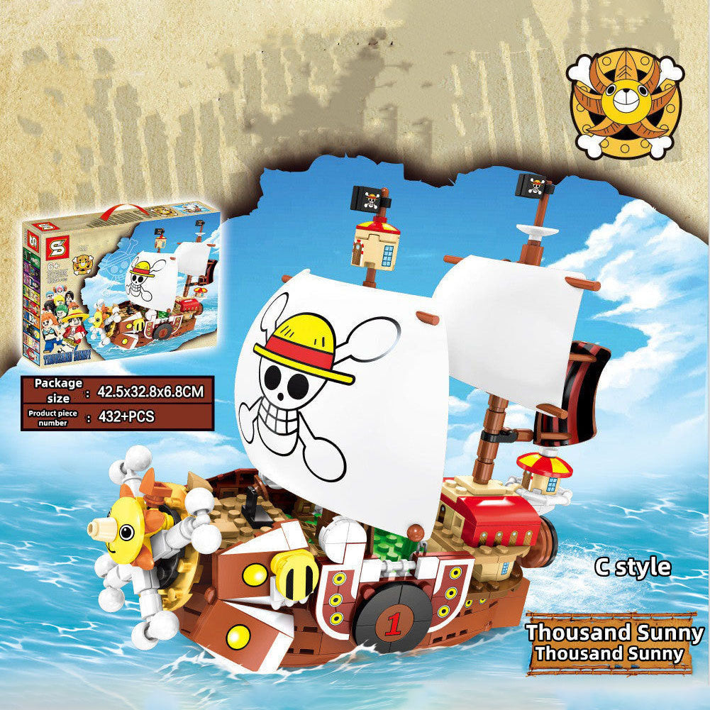 Maquette de bateau pirate Sunny/Merry Building Blocks