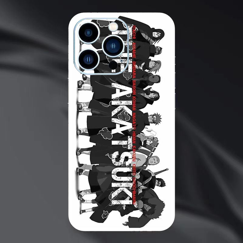 Film arrière de téléphone exquis Itachi/Jiraiya/Kakashi pour iPhone, motif personnalisé, protection HD