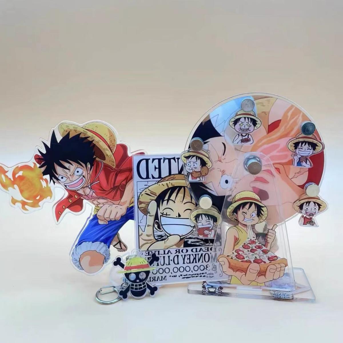Décoration tour de Luffy/Ace/Sabo en acrylique avec grande roue