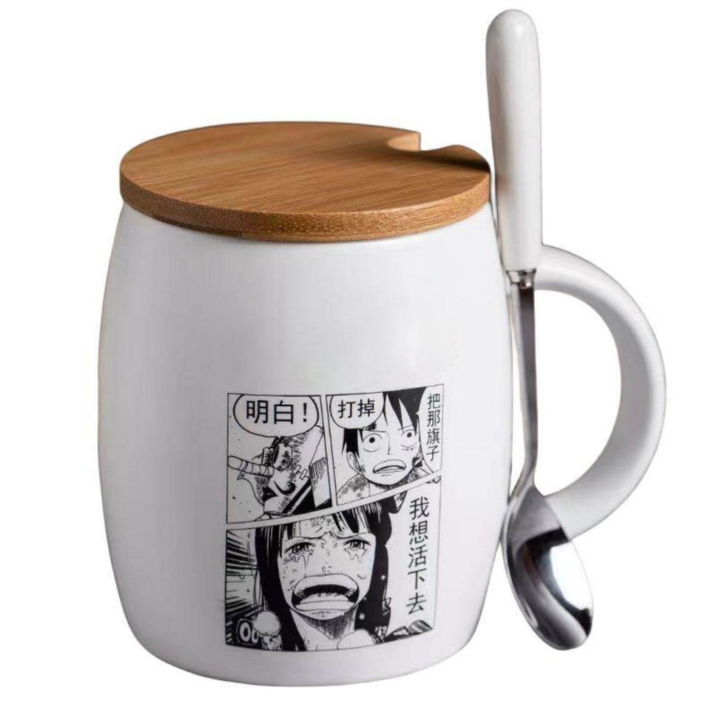 Tasse en céramique Luffy/Zoro Tasse en céramique délicate, durable et résistante à la chaleur