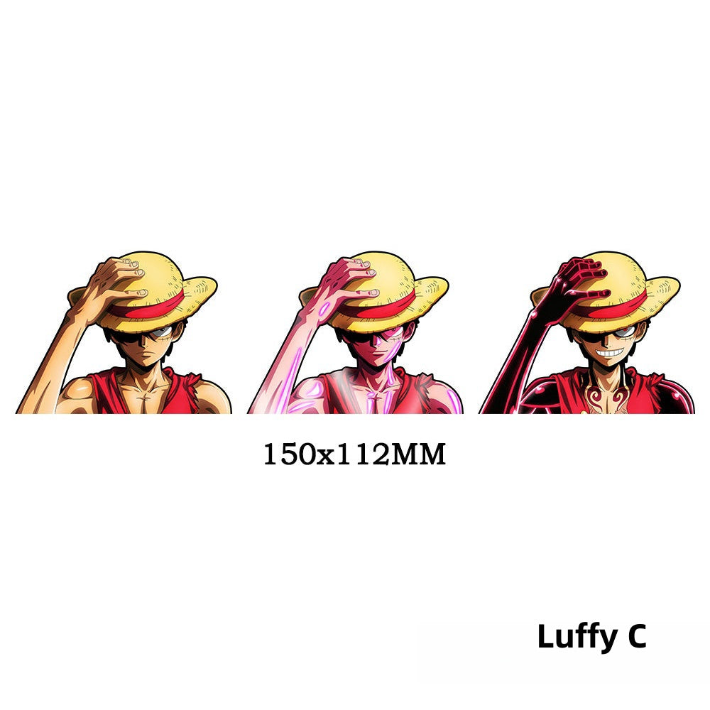 Luffy / Zoro / Nami 3D Gradient Stickers