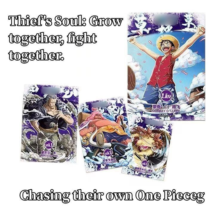 Boîtes mystères de cartes édition limitée Luffy/Zoro/Ace