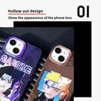 Coque de téléphone anti-collision en silicone tendance exquise Sasuke/Uzumaki Apple