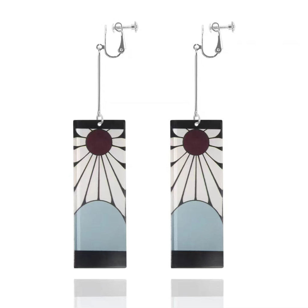 Magnifiques boucles d'oreilles Tanjirou/Nezuko pour un charme unique