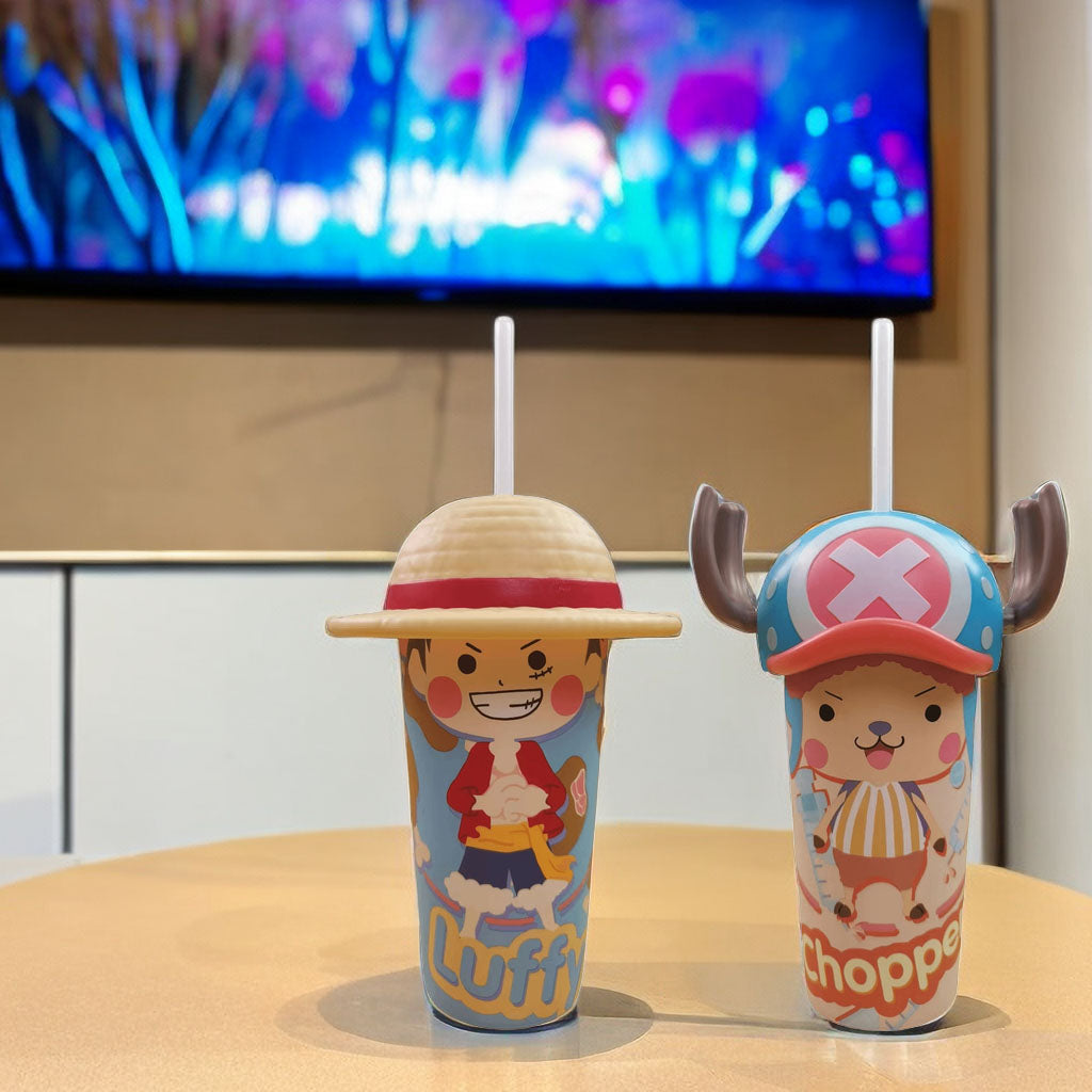 Gobelet à boisson fraîche Luffy/Chopper Cola