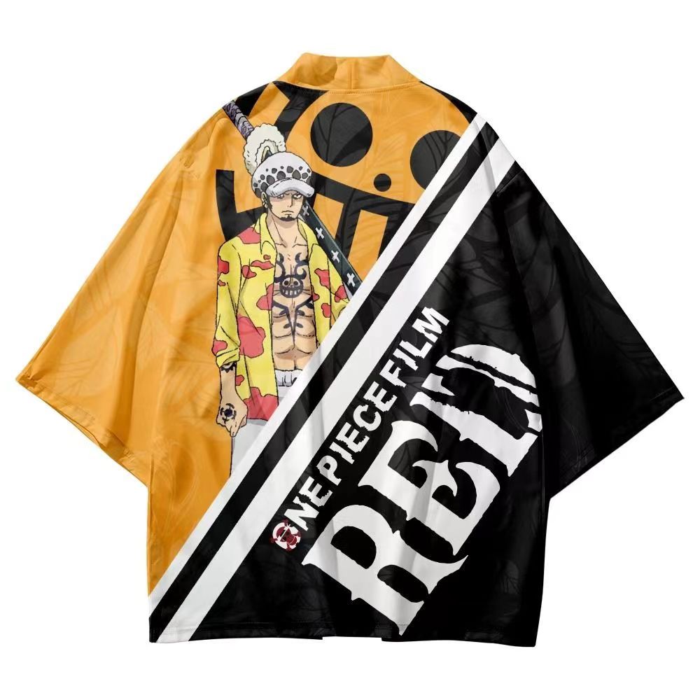 Ensembles de shorts et manches courtes imprimés Luffy/Shanks/Law/Hancock/Uta